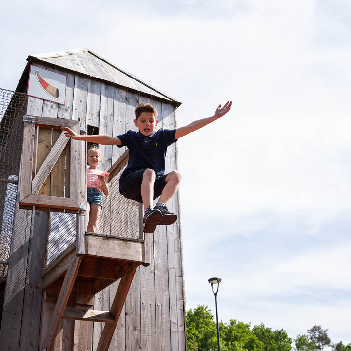 Springen  Fort Vertier Harderwijk