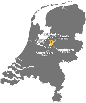Kaart van Nederland